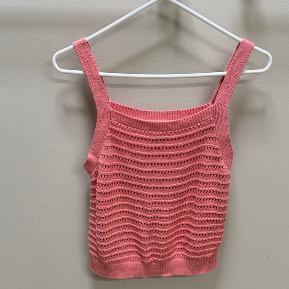 Universal Thread Pink Knit Tank Top - Picture 1 of 8